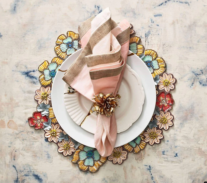 KSB Starburst Napkin Ring - Gold