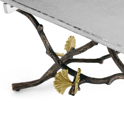 Butterfly Ginkgo - Footed Tray