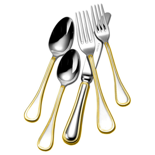 Lyrique Gold - Five Piece Flatware Setting