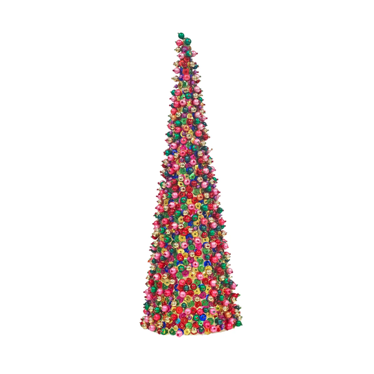 WWF Beaded Tree  - Multi Color - 12"