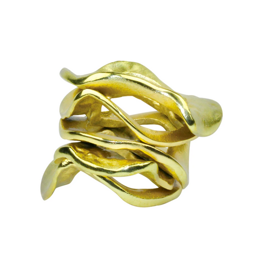 KSB Flux Napkin Ring - Gold