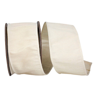 Dupioni Supreme Ribbon - Ivory 2.5" X 10Yd