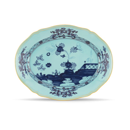 Oriente Italiano - Iris - Oval Flat Platter 15"