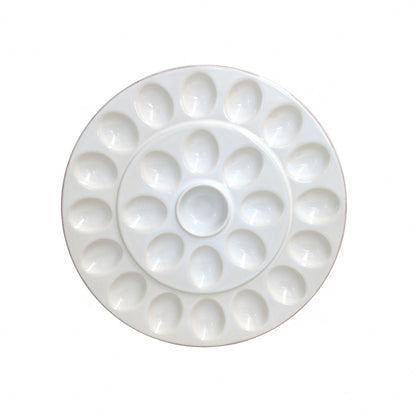 Cook & Host - White - Egg Platter 13"