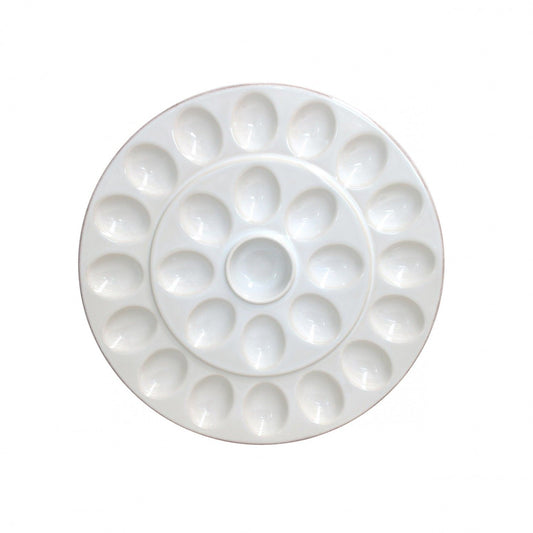 Cook & Host - White - Egg Platter 13"
