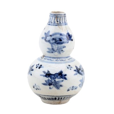 Classic Vase - Blue & White - 6"H