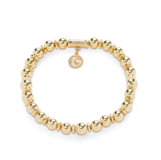 Gold Stretch Bracelet - 6MM