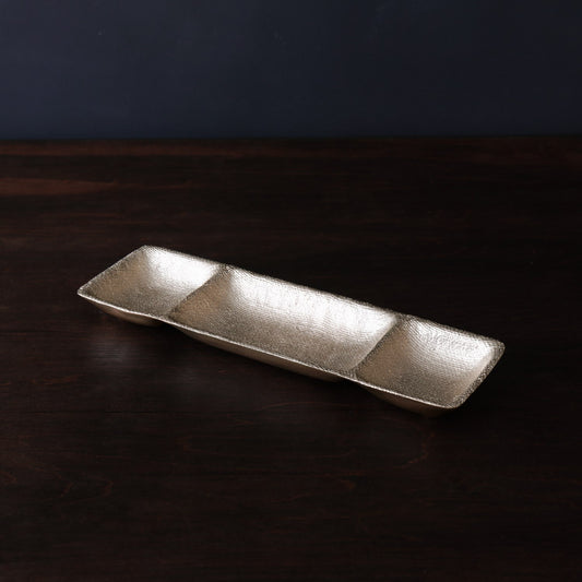 Fina - Small Rectangular Triple Dip - Gold