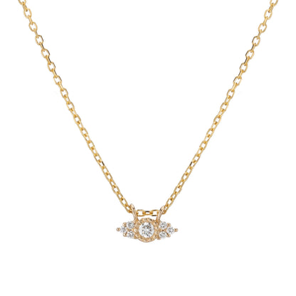 JKD N - Diamond Dolce Necklace; 14kt YG