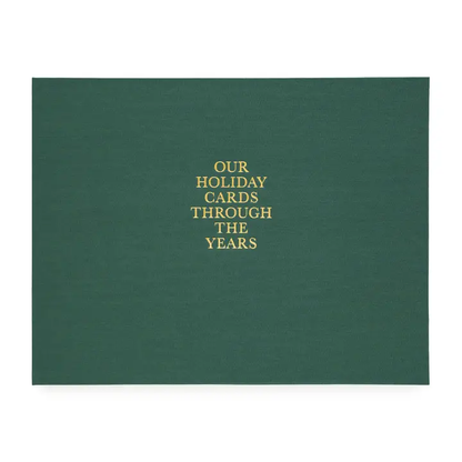 Evergreen Holiday Card Book