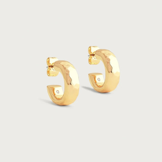 AAJ E Farrier Huggie Earrings -