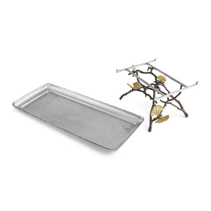 Butterfly Ginkgo - Footed Tray