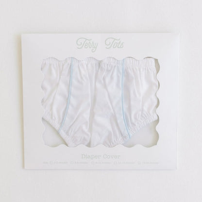 Diaper Cover - Blue Trim