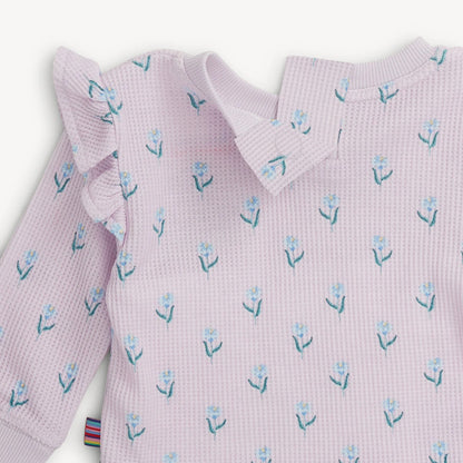 Lavender Floral - Waffle Pajamas