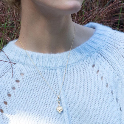 "Design Your Own" 18K Gold Charm Chain Necklace, 1 Charm Station 20"