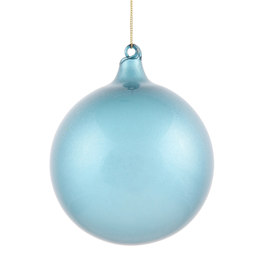 Glitter Bubble Gum Ball - Denim 4.75"
