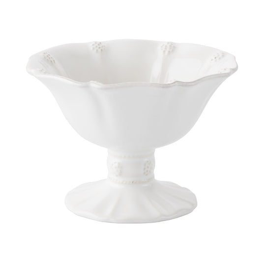 JLK Berry and Thread - Whitewash - Footed Compote 5.5"