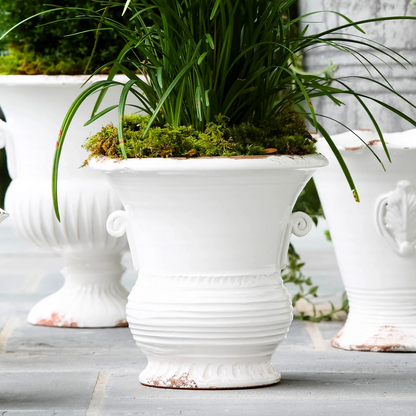 VTR Rustic Garden - White - Medium Flair Planter 11.5"