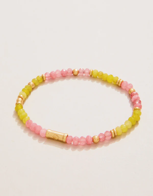 Stretch Bracelet - Pink/Green