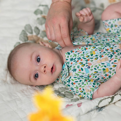 Bunny Garden - Polo Pocket Short Romper