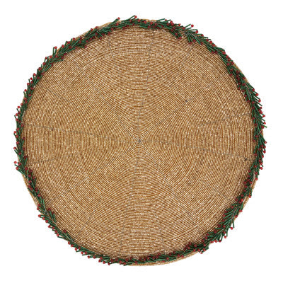 Beaded Wreath Border Placemat