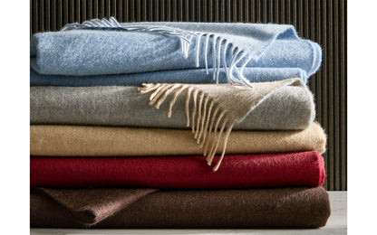 Paley Oversized Throw - Jade & Navy