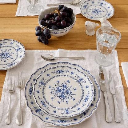 Vila - White & Blue - Appetizer Plate 7"