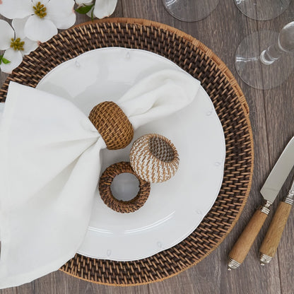 SRO Woven Rattan Napkin Ring
