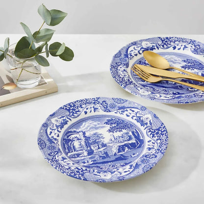 Blue Italian Luncheon Plate