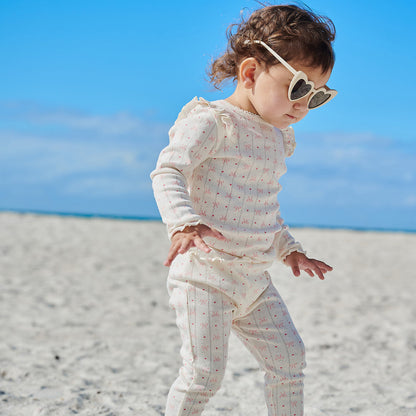 Heart & Bow - Ruffle Long Sleeve Magnetic PJ Set