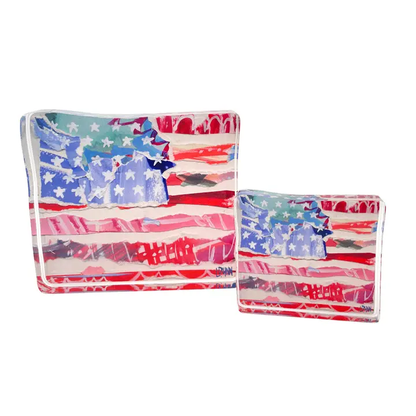 LDN Acrylic Red Flag, Stars and Stripes - Large