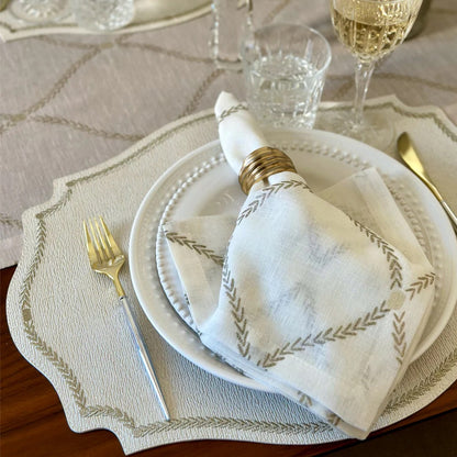 BDL Regent Placemat - Ivory Gold