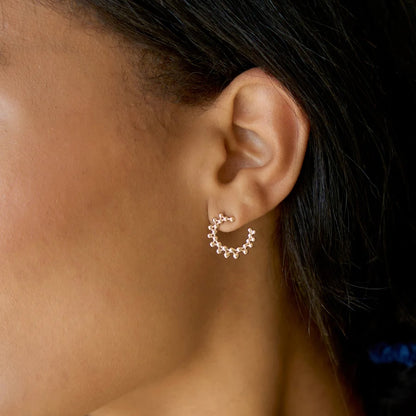 DRD E - Poppy Rae Pebble Wrap Earrings, 14KYG