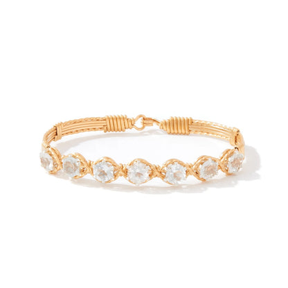 Dawn Bracelet - White Topaz