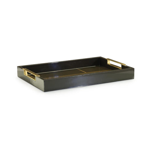 JRH Tenebra Tray with Brass Handles - 18"