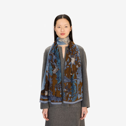 Scarf Etole 70 - Histoire - Blue