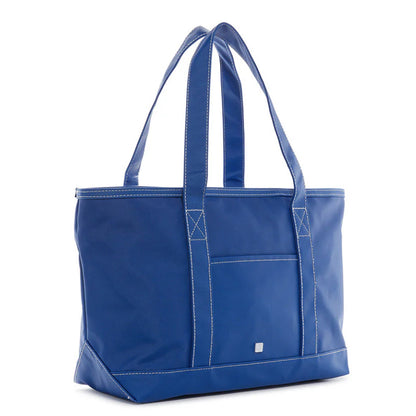 Medium Tote - Coated Canvas - Blue Bell