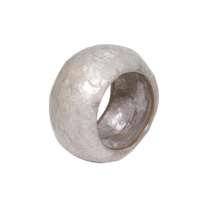 SRO Capiz Napkin Ring - Silver