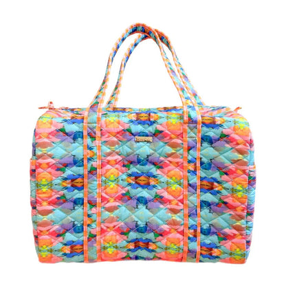 Antigua Smile - Quilted Travel Duffle Bag