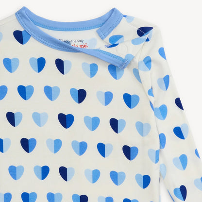 XOXO - Blue - Long Sleeve Pajamas