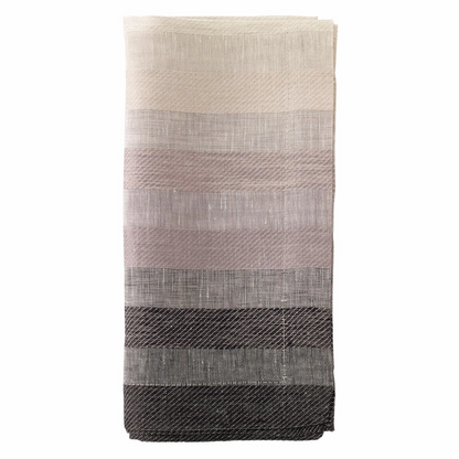 Gradient Stripe Black Napkin 22"