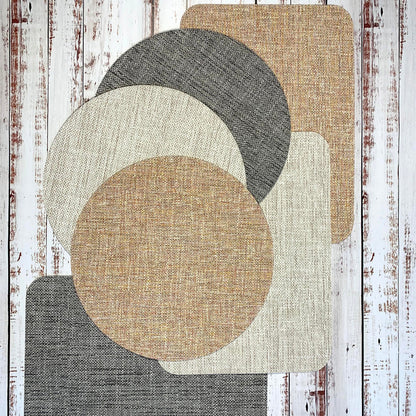Echo Round Placemat 15" - Tan
