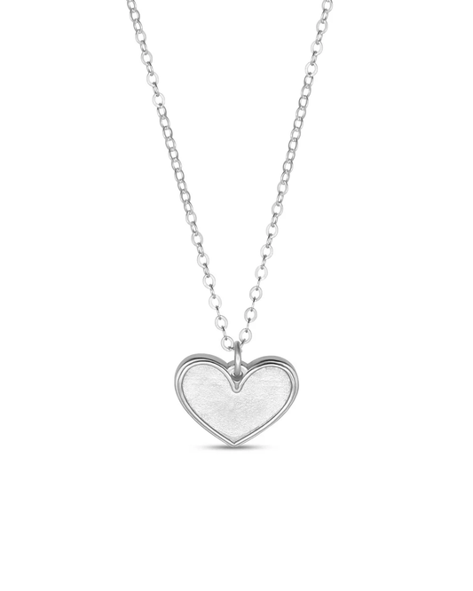 MSJ N Petite Silver - Corinthians 13:13 Necklace 16"