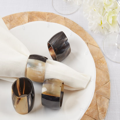 SRO Horn Napkin Ring - Brown
