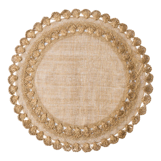 Isadora Placemat - Gold 15"