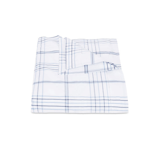 August Plaid - Duvet Cover - Navy - Full/Queen 90x96