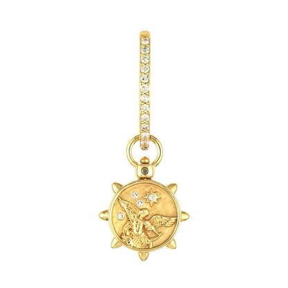 TSJ CH - Cross/Archangel Michael Double Sided Top Switch Charm