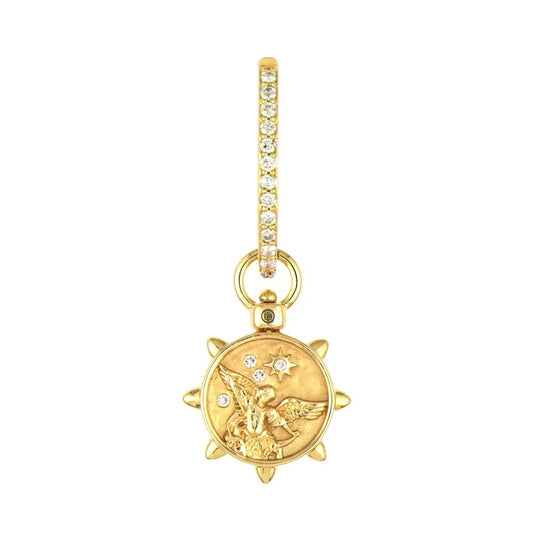 TSJ CH - Cross/Archangel Michael Double Sided Top Switch Charm