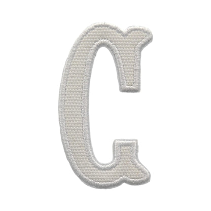 Letter Appliques - White Canvas