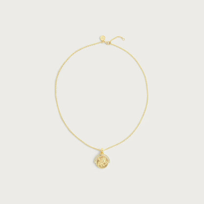 Pegasus - Gold Coin Pendant Necklace